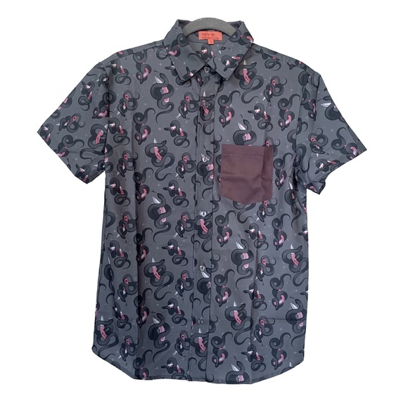 Ugly Tarantula Snake‎ Blade Button Up Shirt - Picture 3 of 5